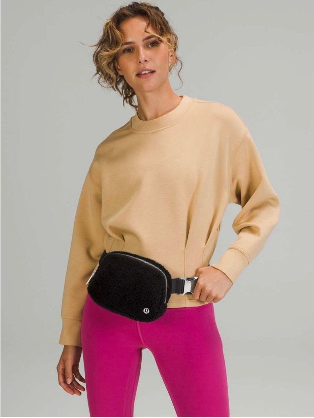 Lululemon Everywhere Fleece Belt Bag Black 1L